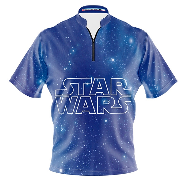 Star Wars Logo on Blue Galaxy